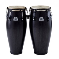Pearl PFC-202-602 Primero Fibre Congas Without Stand Bistre Black 10in And 11in
