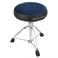Pearl Roadster 15" Vented Round  Cloth Blue Cushion Drum Throne
