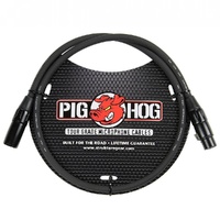 Pig Hog 8mm High Performance Microphone  Cable, 6ft XLR to XLR