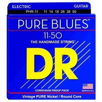 DR Strings PHR-11 Pure Blues Heavy Nickel Electric Guitar Strings (11-50)