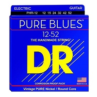 DR Strings PHR12 Pure Blues Nickel Extra Heavy Electric Guitar Strings 12 -52