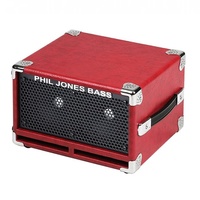 Phil Jones Bass C2 - Compact 2 Bass Cabinet, 2x5", 200 Watt - Red