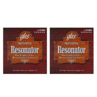 2 sets GHS PL1650 Phil Leadbetter Phosphor Bronze Resonator Guitar Strings 