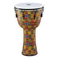 Meinl Percussion Mechanically Tuned Djembe Synthetic Head 14" - Kenyan Quilt