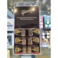 Gibson Accessories Vintage Tuning Machine Heads - Nickel w/Pearloid Buttons