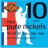 Rotosound PN10 Pure Nickels Electric Guitar String Set 10 - 46