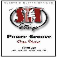  SIT Power Groove Pure Nickel Electric Guitar Strings  10 - 46 S.I.T Strings