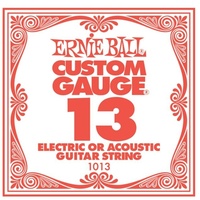 Ernie Ball Plain Steel Single Guitar String Gauge .013 Gauge PO1013