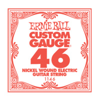 1 X Ernie Ball Nickel Wound Single Electric Guitar String .046 Gauge PO1146