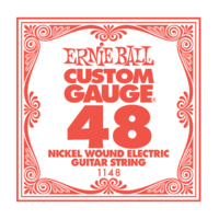 1 X Ernie Ball Nickel Wound Single Electric Guitar String .048 Gauge PO1148