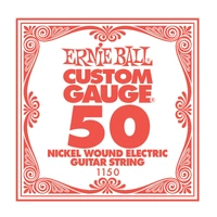 Ernie Ball Nickel Wound Single Electric Guitar String .050 Gauge , 1 Single String PO1150