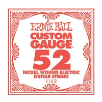 Ernie Ball Nickel Wound Single Electric Guitar String .052 Gauge PO1152
