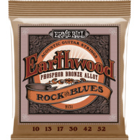 Ernie Ball 2151 Earthwood .010- 52 Rock & Blues Phosphor Bronze Acoustic Strings