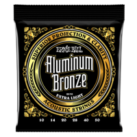 Ernie Ball 2570 Aluminum Bronze Acoustic Guitar Strings - .010-.050 Extra Light 