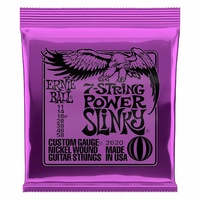 Ernie Ball 7-String Power Slinky Electric Guitar Strings 11 - 58 2620 