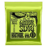 Ernie Ball 7-String Regular Slinky Nickel Wound Set, .010 - .056 , 2620