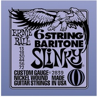 Ernie Ball 2839 Baritone Electric Guitar String Set 13 - 72