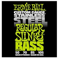 Ernie Ball 2842 Regular Slinky Stainless Steel Bass Strings  50 - 105