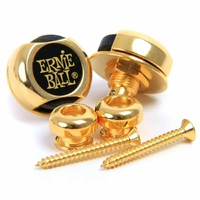 Ernie Ball Gold Super Strap Locks Guitar /  Bass StrapLocks Pair of 2