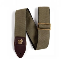 Ernie Ball 4673 Olive Canvas  Jacquard Strap -  Guitar Strap