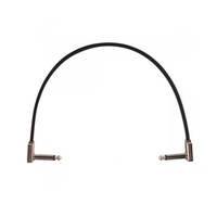 Ernie Ball 12" ( 30cm ) Single Flat Ribbon Patch Cable Angled 1/4" TRS