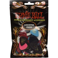 Ernie Ball Assorted Size and Color Picks, Bag of 144 Picks
