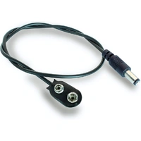 Voodoo Lab PPBAT 9V Battery Snap & 2.1mm  Straight Barrel Cable
