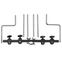 Pearl PPS-82 Accessory Rack 18" w/4 Straight Posts & 2 "Z" Suited for 3/8" Posts