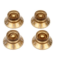 Gibson Accessories Top Hat Knobs - Gold - 4PK ( PRHK-020 )