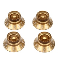 Gibson  Accessories Top Hat Knobs - Gold - 4PK ( PRHK-020 )