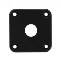 Gibson Les Paul Jack Plate Output JACK PLATE - Black Plastic