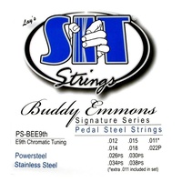 SIT Strings Pedal Steel Guitar Stainless Steel 10 String, .012 - .038, PS-BEE9th