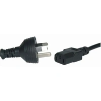 PS4105 - 3pin Mains Plug to IEC C13 Female - 5.0m