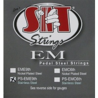 SIT Strings Pedal Steel Guitar Stainless Steel 10 String, .012 - .038, PSEM-E9th
