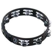 Pearl PTH-10B Tambourine Headless Wood Frame Stainless Steel Jingle 10in