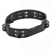 Pearl PTM-09BK Primero Series Rock Tambourine Double Millenium Chrome Jingles