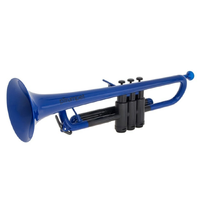 pBone PTRUMPET1B Plastic Bb Trumpet - Blue