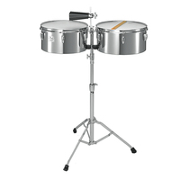 Pearl PTS-5134 Primero Series Steel Quality Timbales 13in + 14in 