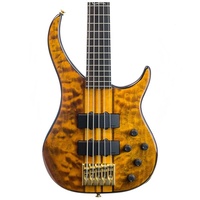 Peavey Cirrus 5 Active 5-String Electric Bass with Hard Case - Tiger Eye