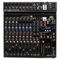 Peavey PV 14BT  14 Channel Analog Mixer with Bluetooth Connectivity