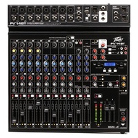 Peavey PV 14BT 14 Channel Analog Mixer with Bluetooth Connectivity