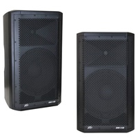 Pair Peavey Dark Matter DM 112 Powered PA Loudspeakers 410W each