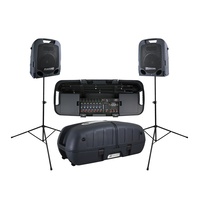 Peavey Escort 5000 Portable PA System 500W - Mixer speakers stands and Case