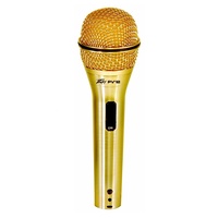 Peavey PVi2 Dynamic Cardioid Microphone Gold with XLR Cable mic clip and bag