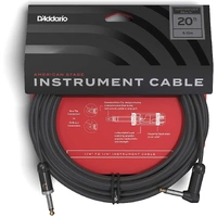 Planet Waves American Stage Instrument Cable - 20ft Straight to Right Angle 