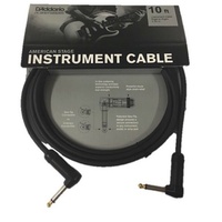 Planet Waves American Stage Instrument Cable 10', Dual Right Angle