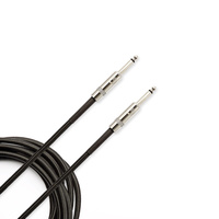 D'Addario Custom Series Braided Instrument Cable, Black, 20'