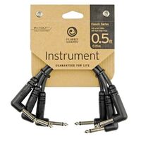 D'addario Planet Waves Classic Series 6" 1/4" Guitar Patch Cables 3 Pack PW-CGTP