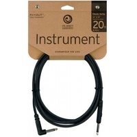 Planet Waves 20ft Classic Series 1/4" Instrument Cable Right Angle / Straight