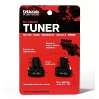 2 Pack Planet Waves PW-CT-12 NS Micro Headstock Tuner Guitar Bass Ukulele banjo